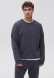 Dark green color basic men three-thread insulated sweatshirt